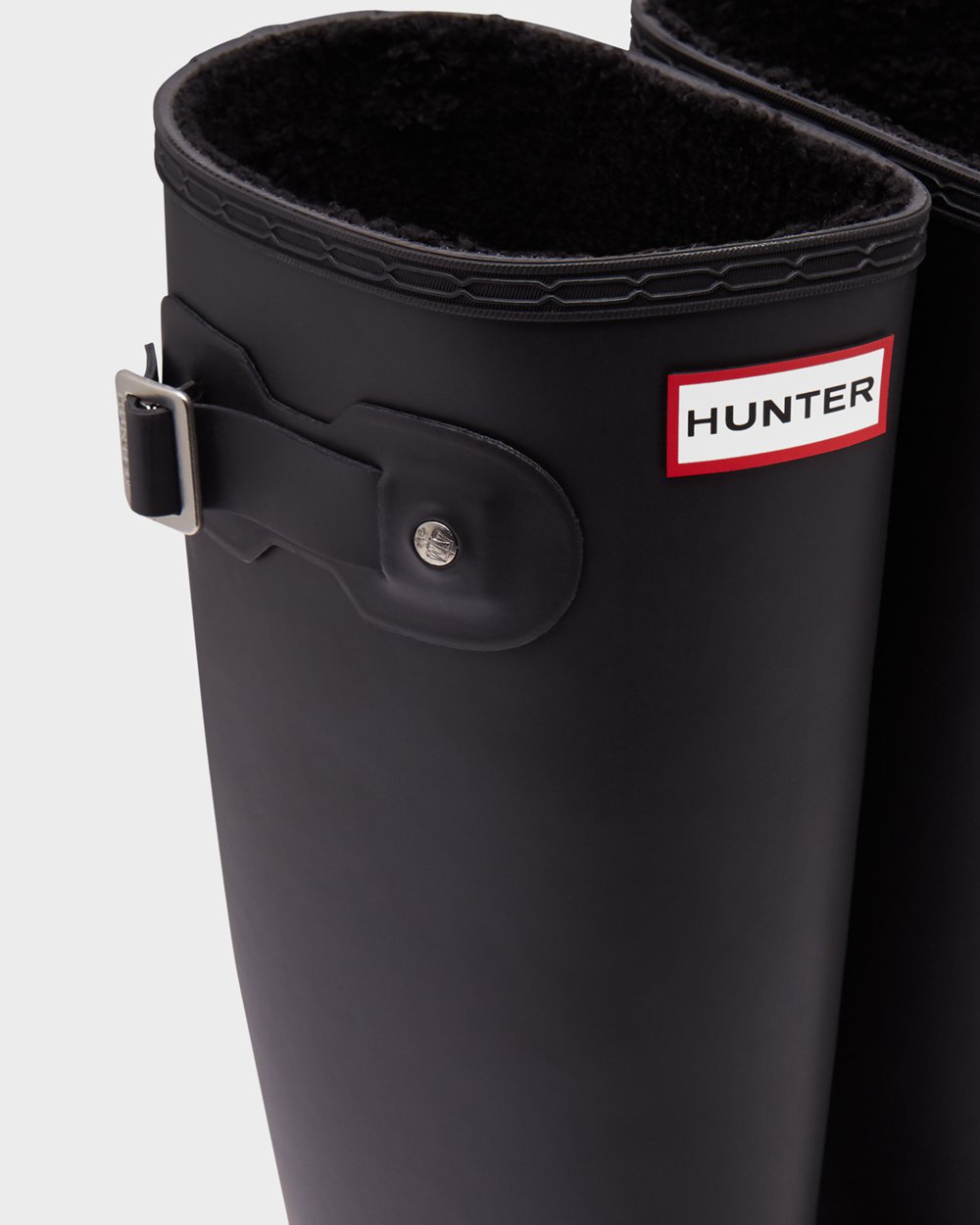 Hunter Ženske Visoke Gumene Čizme Crne Original Insulated Hrvatska 9257-XUORC